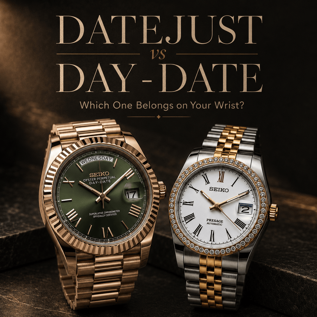 Datejust vs Day-Date: Which One Belongs on Your Wrist? - Watches By Cody