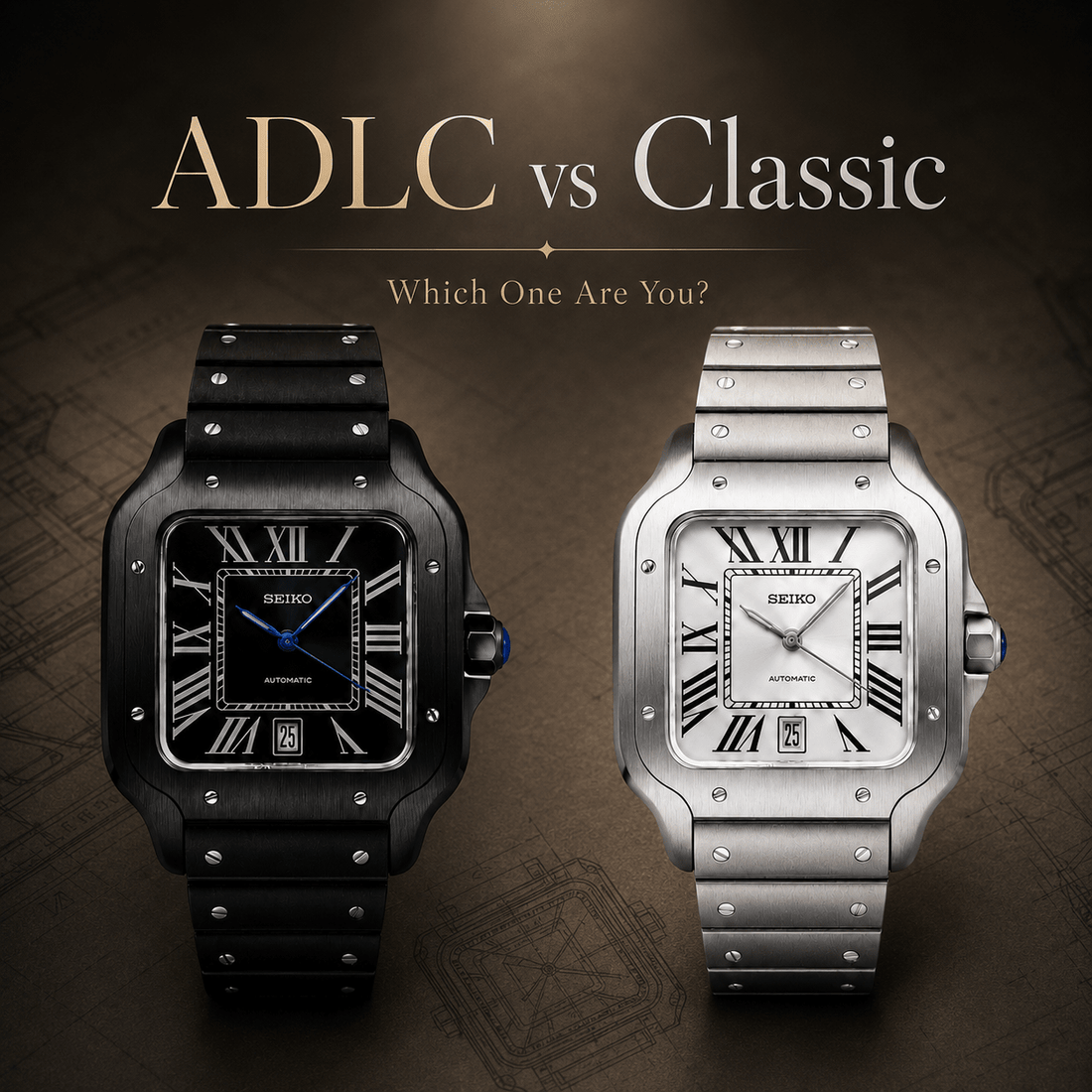 Santos ADLC vs Santos Silver White Classic: Which One Are You? - Watches By Cody