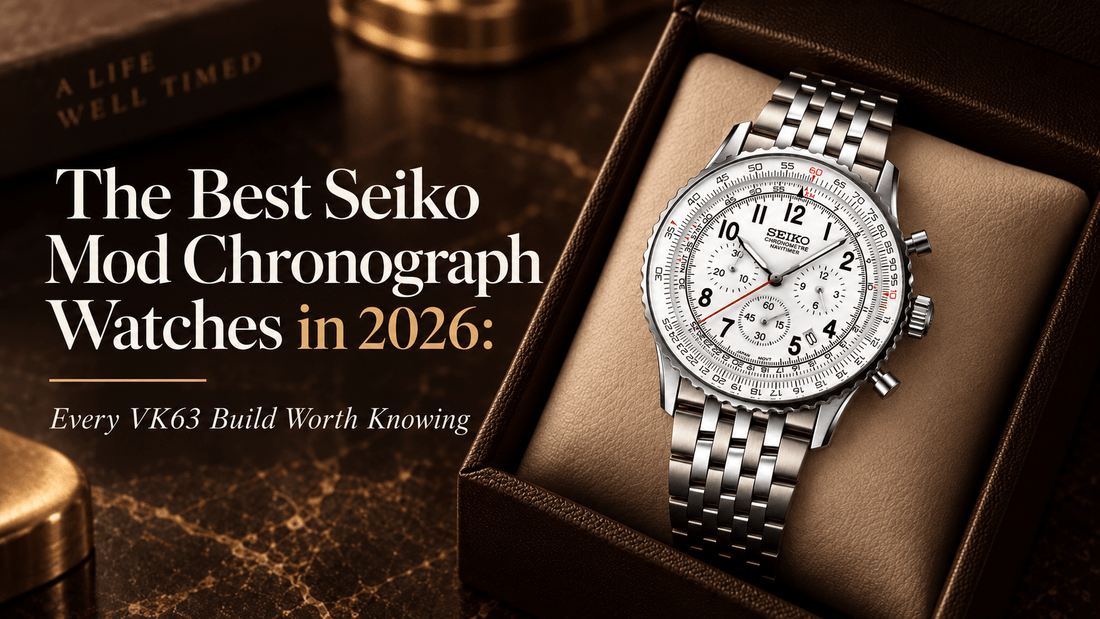The Best Seiko Mod Chronograph Watches in 2026: Every VK63 Build Worth Knowing - Watches By Cody