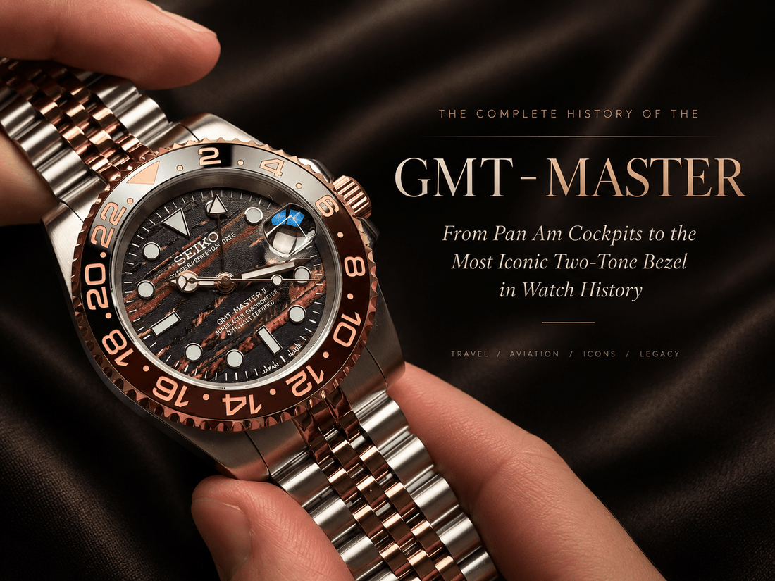 The Complete History of the GMT-Master: From Pan Am Cockpits to the Most Iconic Two-Tone Bezel in Watch History - Watches By Cody
