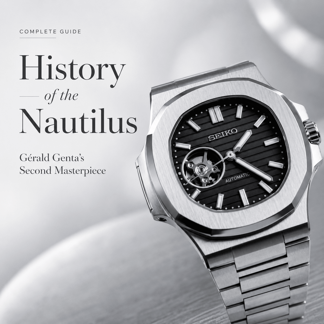 The Complete History of the Nautilus: Gérald Genta's Second Masterpiece in the Same Year - Watches By Cody