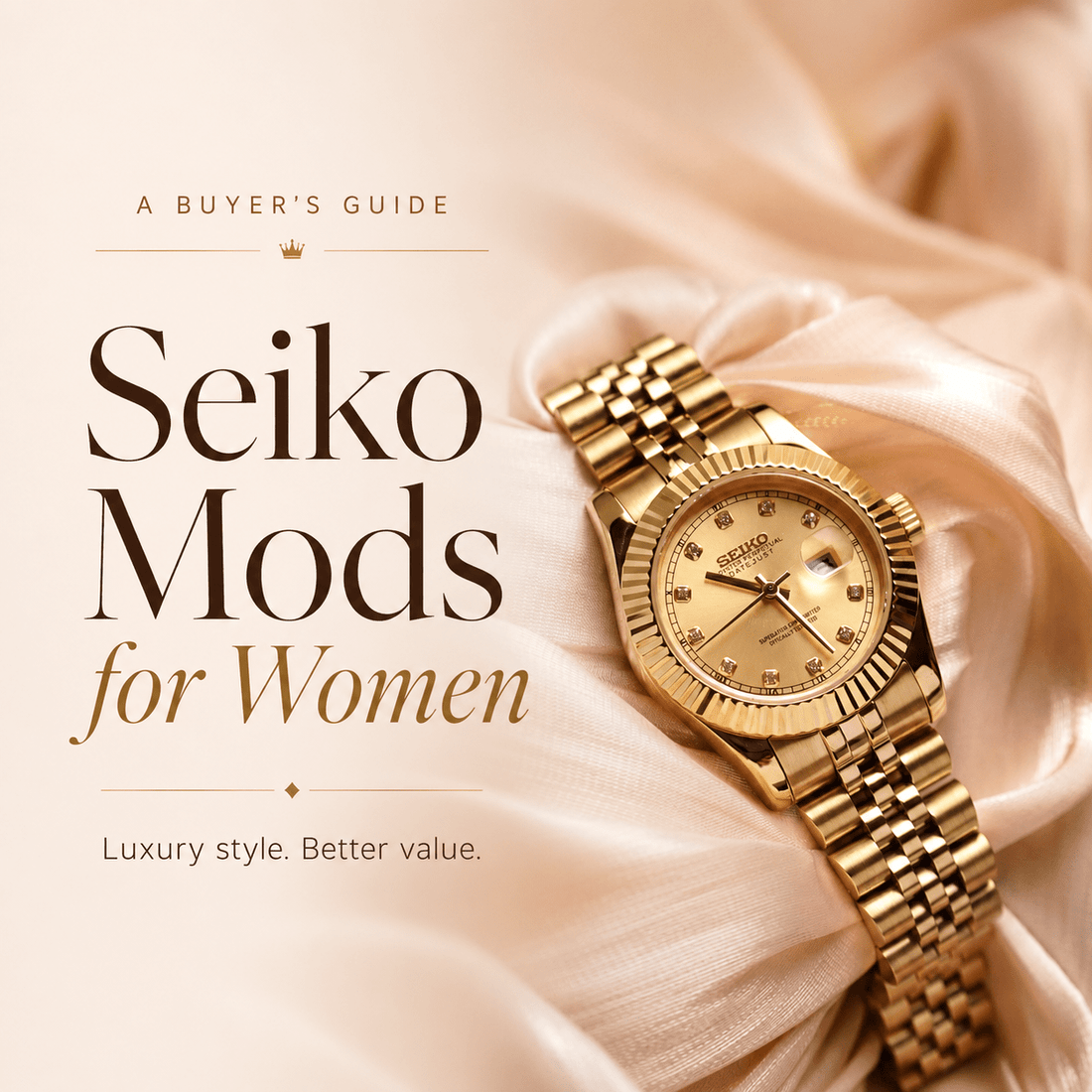 The Seiko Mod Watches Built for Women — And Why They're Better Than Anything at This Price - Watches By Cody