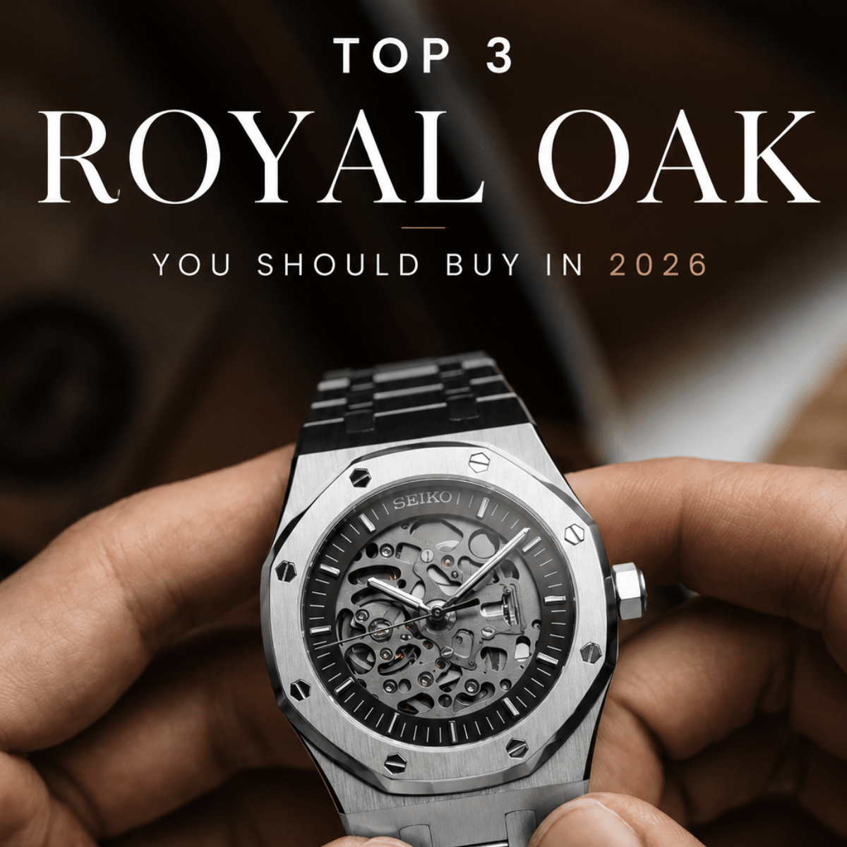 Top 3 Royal Oak Seiko Mod Watches You Should Buy in 2026 - Watches By Cody