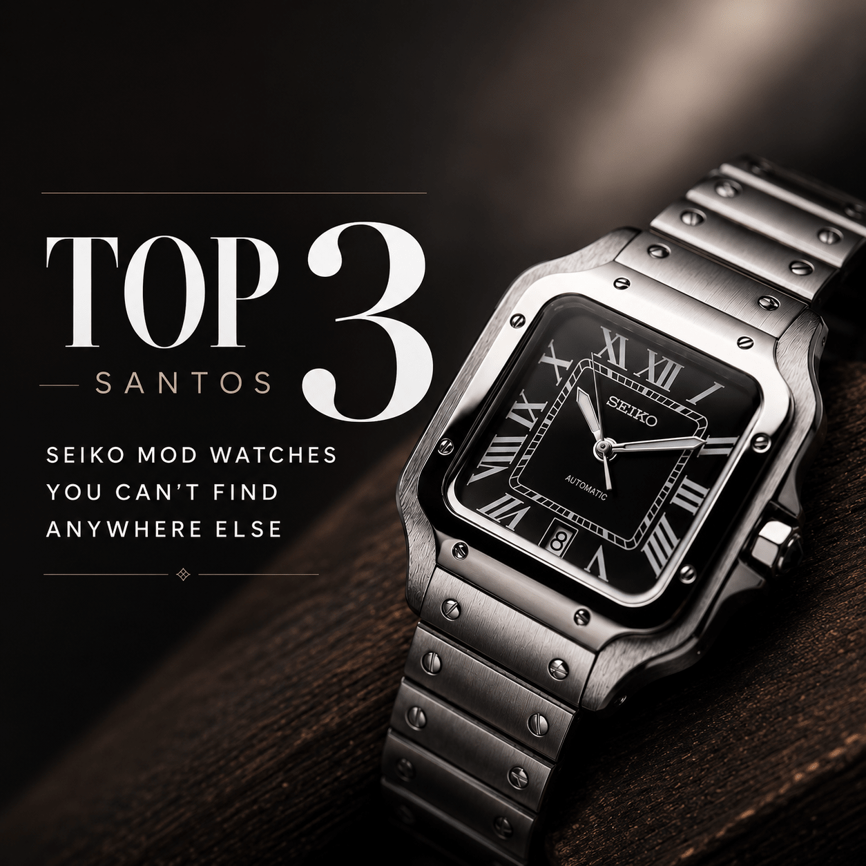 Top 3 Santos Seiko Mod Watches You Can't Find Anywhere Else - Watches By Cody