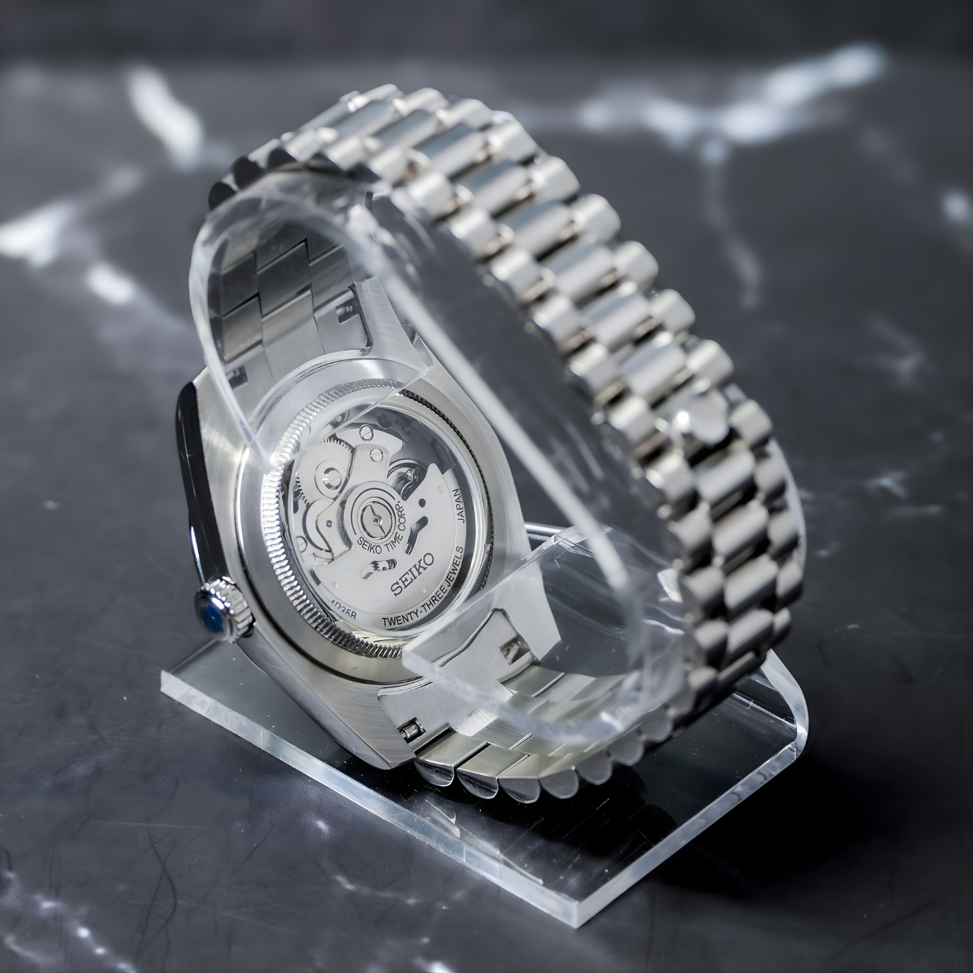 Seiko Mod Datejust Classic Black