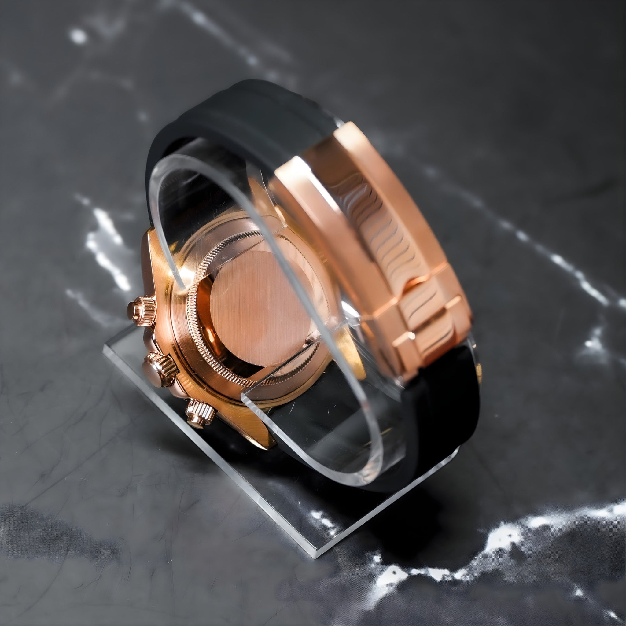 Seiko Mod Daytona RG Black