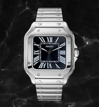 Seiko Mod Santos Black