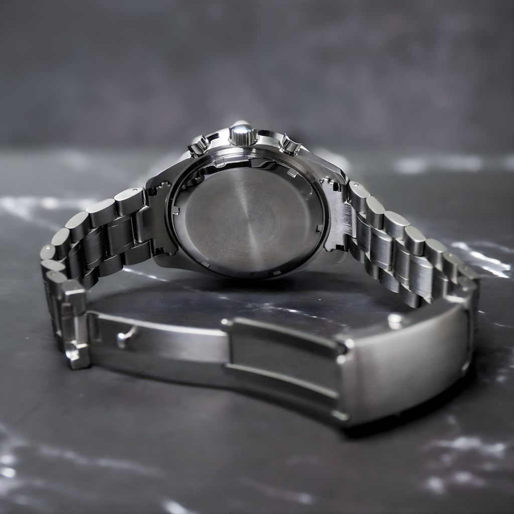 Seiko Mod Speedmaster Black