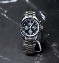 Seiko Mod Speedmaster Black