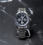 Seiko Mod Speedmaster Black