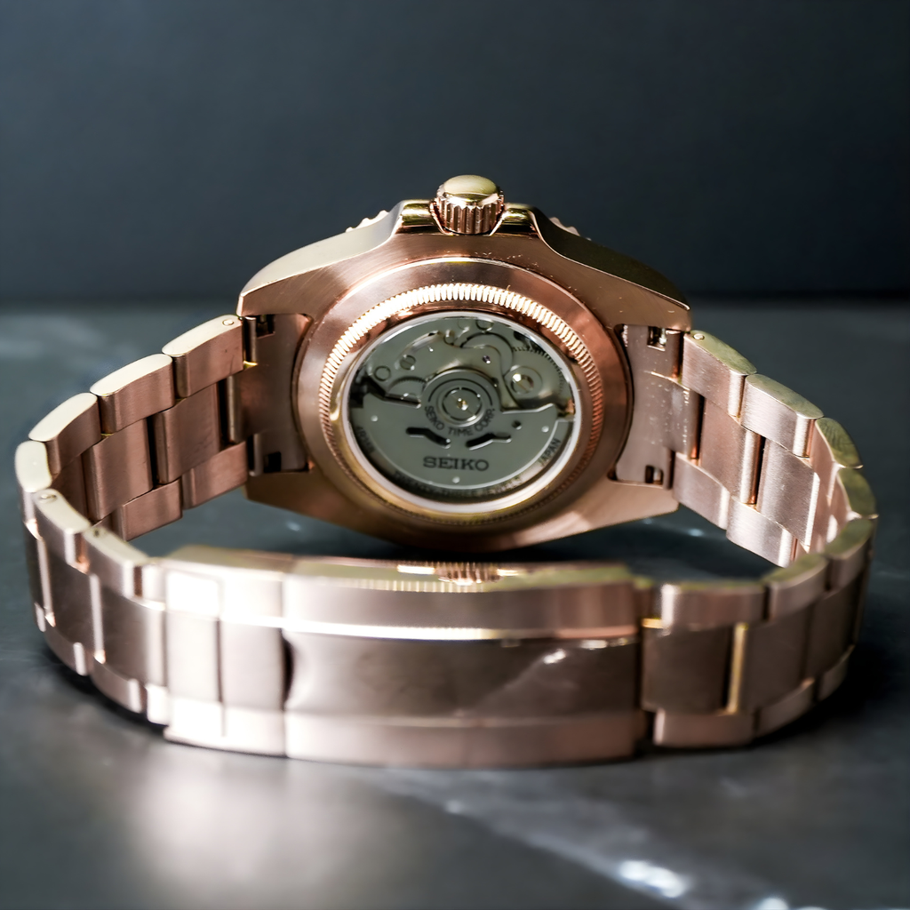 Seiko Mod Yacht Master RG Black