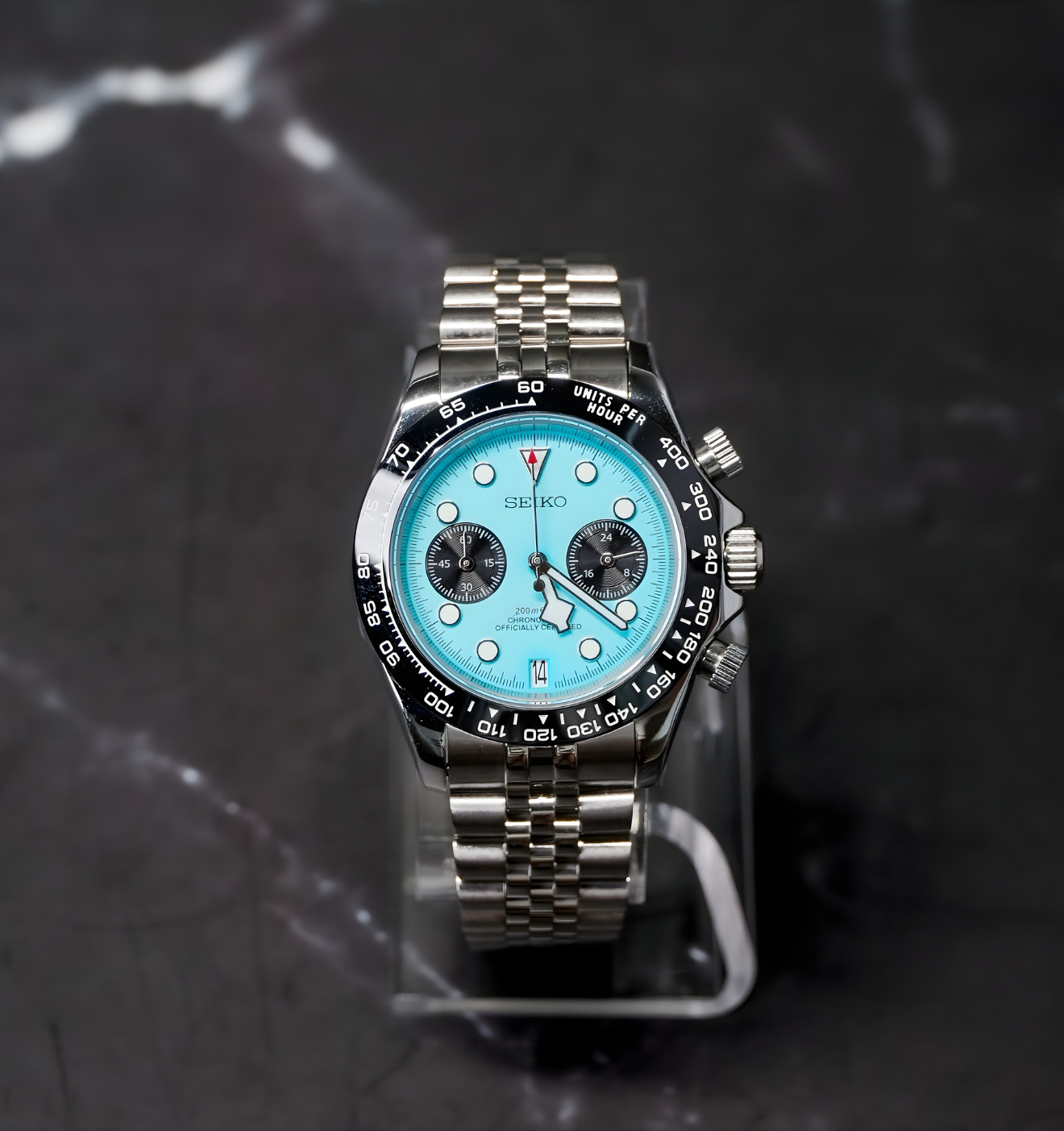 Seiko Mod Black Bay Blue