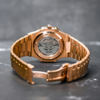 Seiko Mod Nautilus RG Open Heart