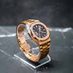 Seiko Mod Nautilus RG Open Heart