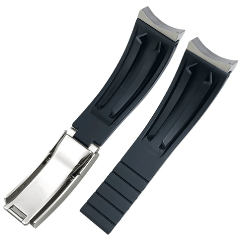 Premium Black Silicone Strap - Watches By Cody