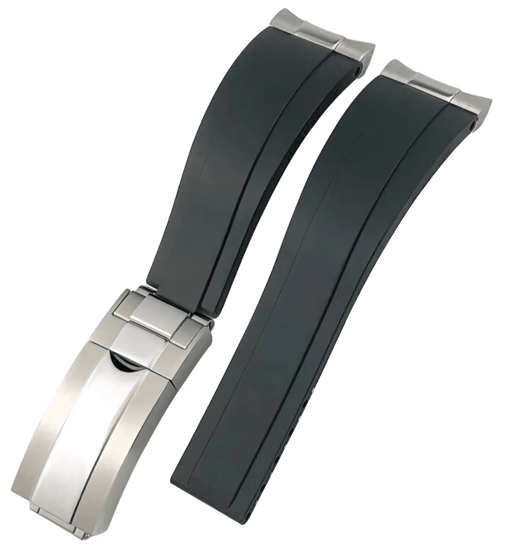 Premium Black Silicone Strap - Watches By Cody