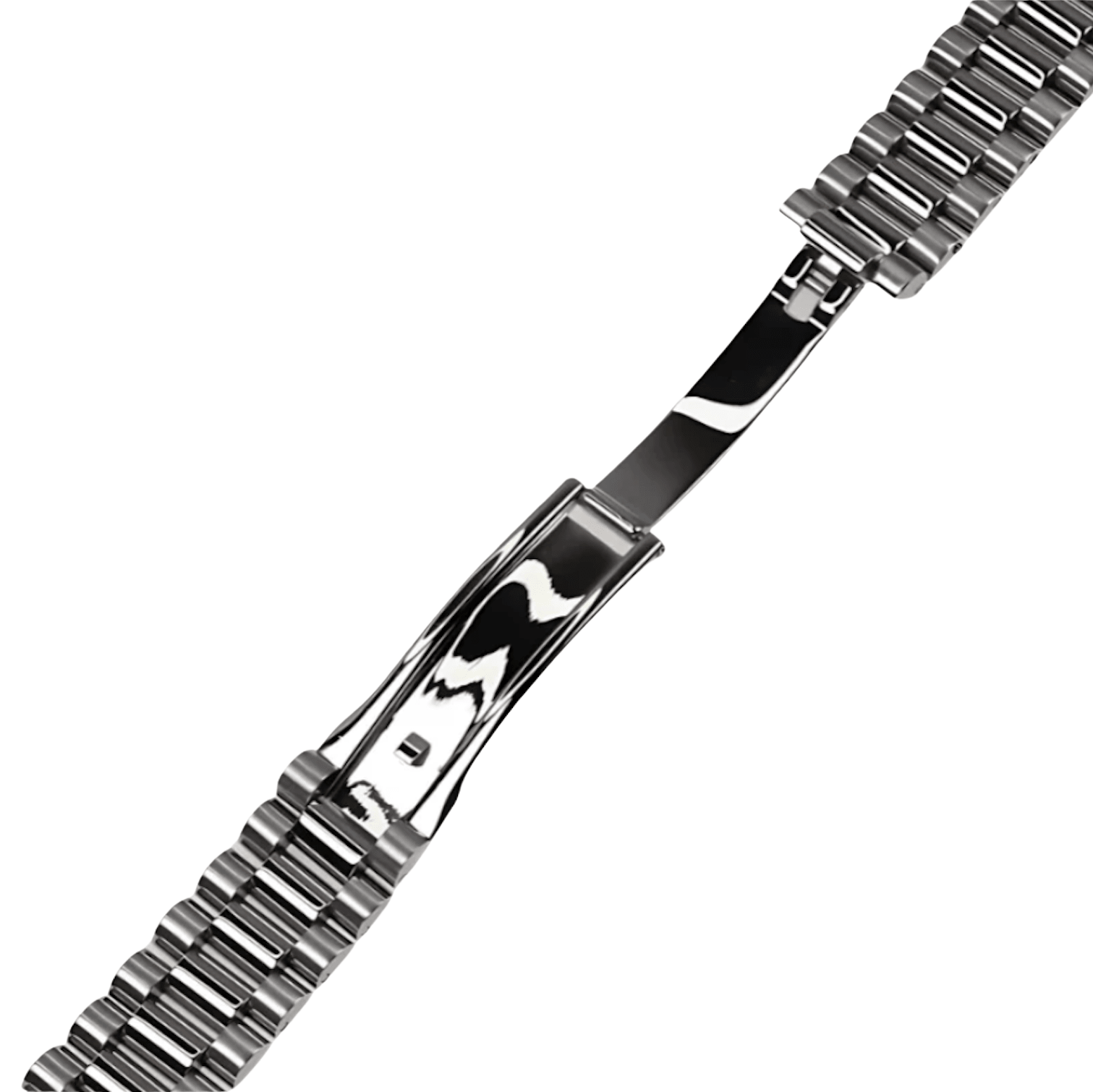 Premium Silver President Bracelet - Watches By Cody