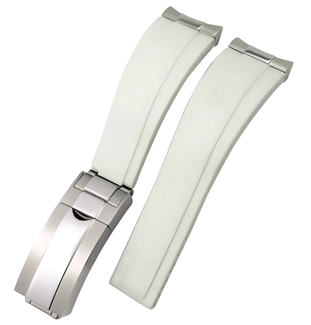 Premium White Silicone Strap - Watches By Cody