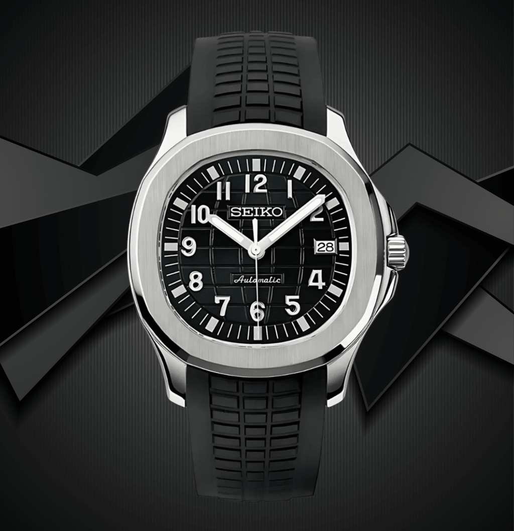 Seiko Mod Aquanaut Black - Watches By Cody