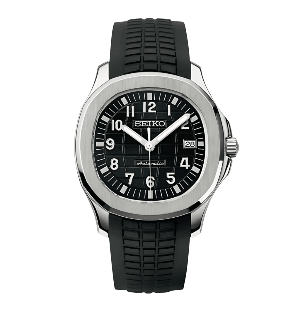 Seiko Mod Aquanaut Black - Watches By Cody