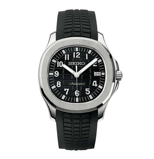 Seiko Mod Aquanaut Black - Watches By Cody