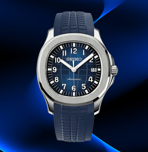 Seiko Mod Aquanaut Blue - Watches By Cody