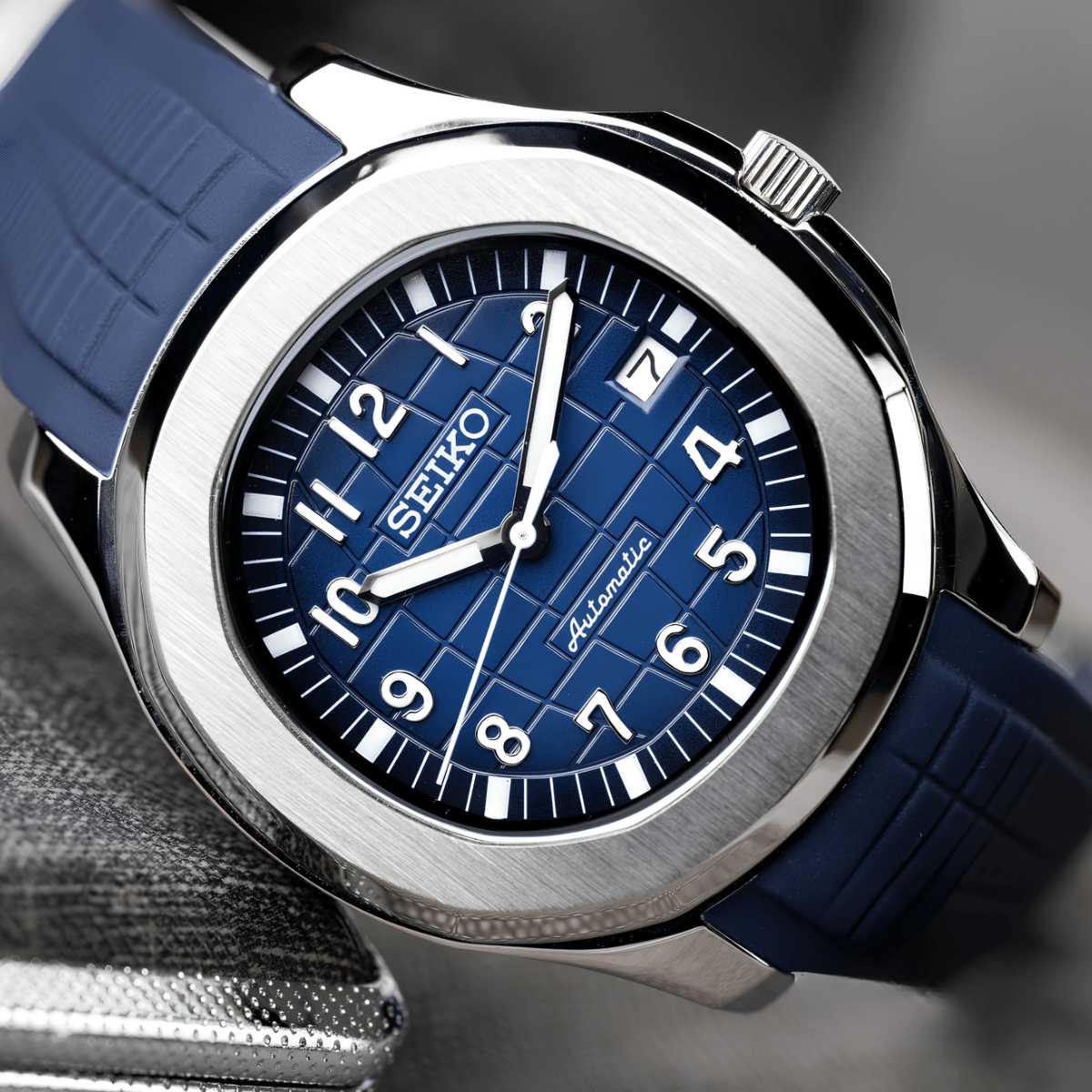 Seiko Mod Aquanaut Blue - Watches By Cody