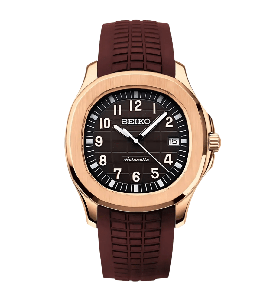 Seiko Mod Aquanaut Brown - Watches By Cody