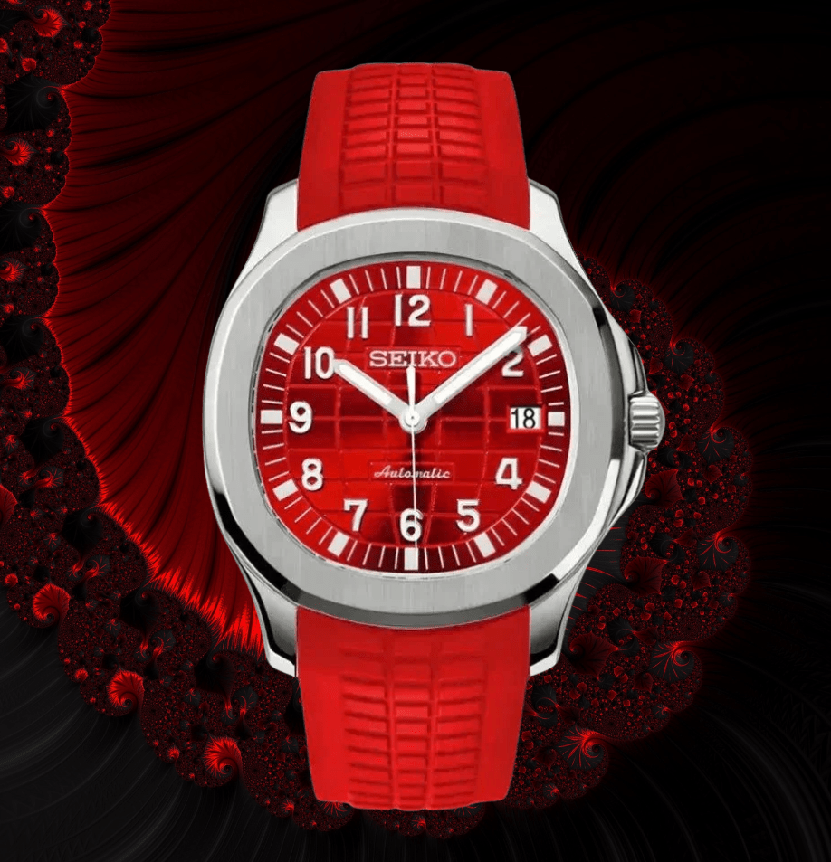 Seiko Mod Aquanaut Red - Watches By Cody