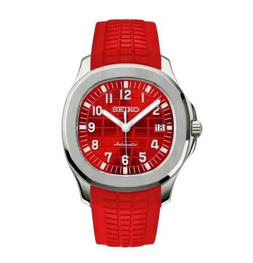 Seiko Mod Aquanaut Red - Watches By Cody