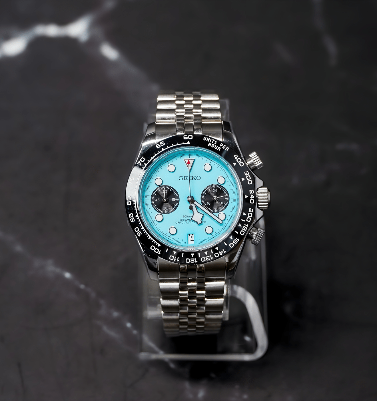 Seiko Mod Black Bay Blue - Watches By Cody