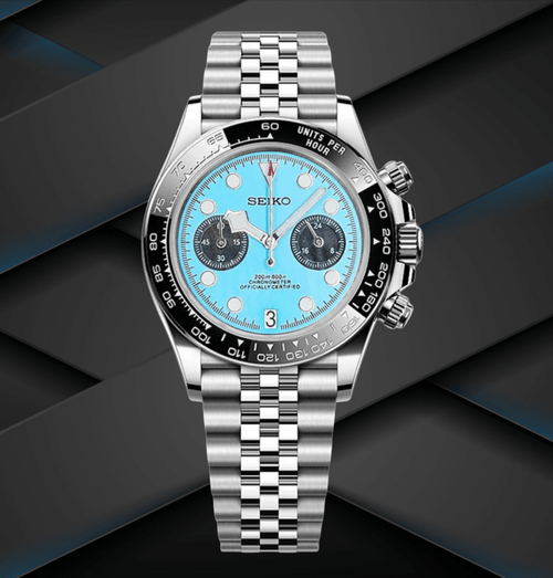 Seiko Mod Black Bay Blue - Watches By Cody