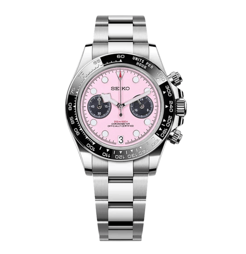 Seiko Mod Black Bay Pink - Watches By Cody
