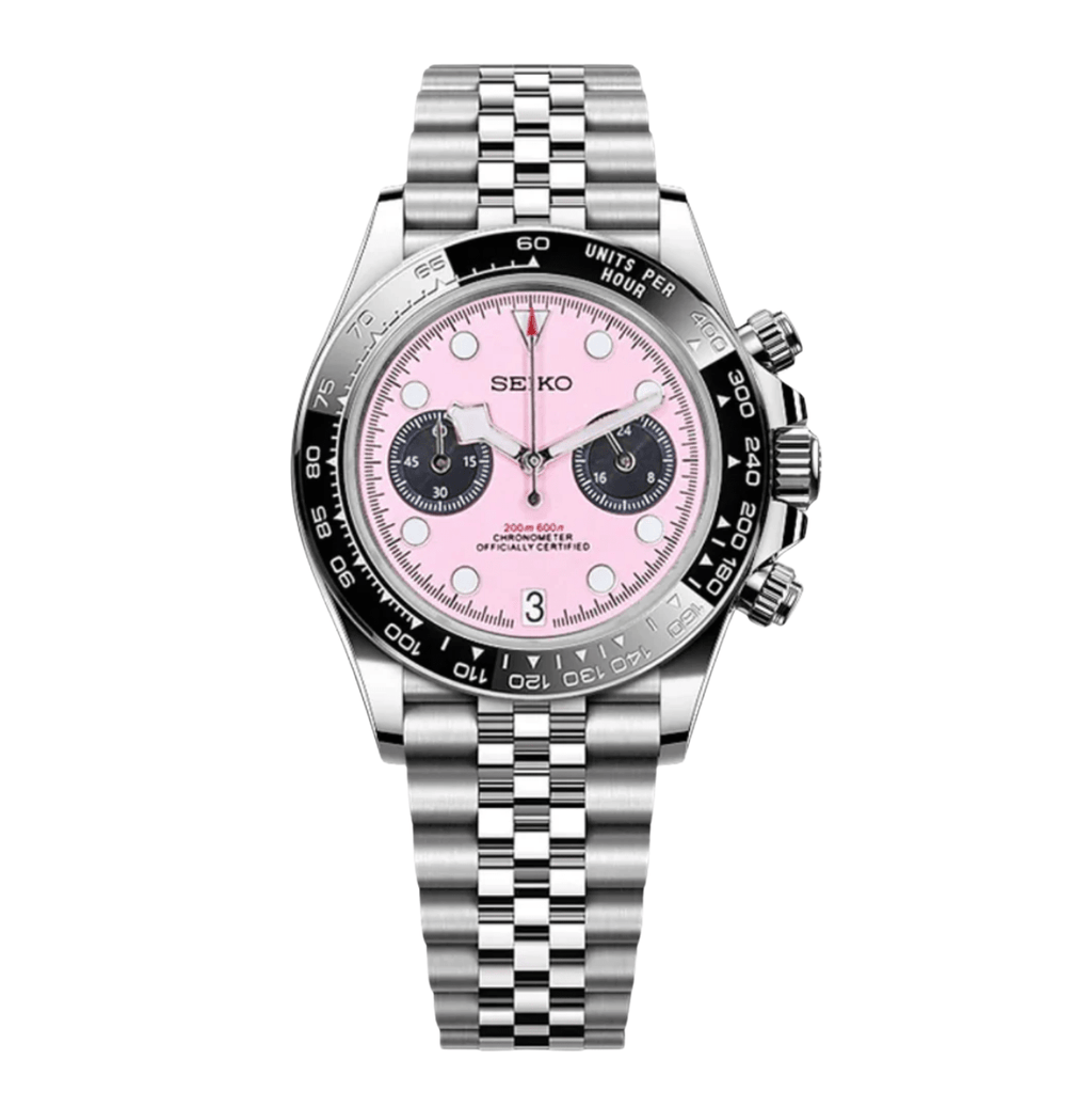 Seiko Mod Black Bay Pink - Watches By Cody