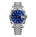 Seiko Mod Datejust Blue - Watches By Cody