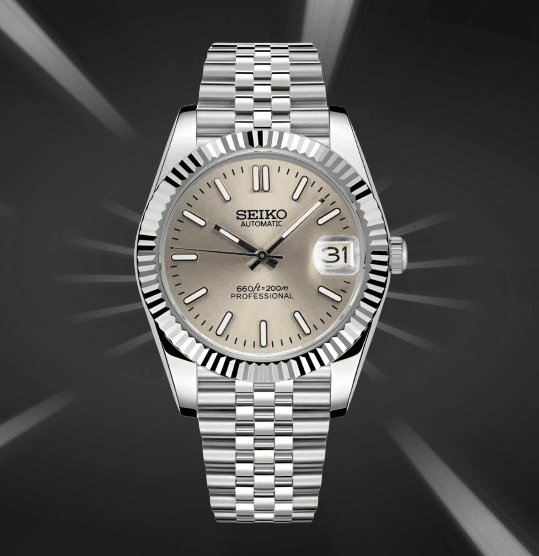 Seiko Mod Datejust Bronze - Watches By Cody
