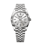 Seiko Mod Datejust Classic Silver - Watches By Cody