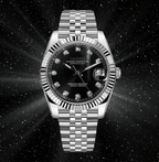 Seiko Mod Datejust Gem Black - Watches By Cody