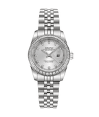 Seiko Mod Datejust Lady Gem Silver - Watches By Cody