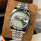 Seiko Mod Datejust Olive - Watches By Cody