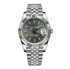 Seiko Mod Datejust Olive - Watches By Cody