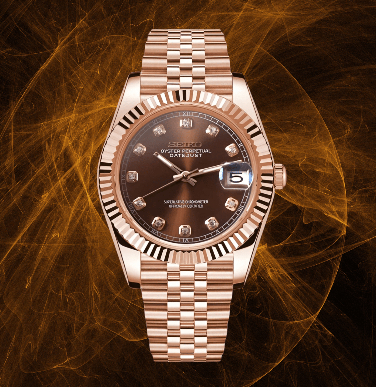 Seiko Mod Datejust RG Gem - Watches By Cody