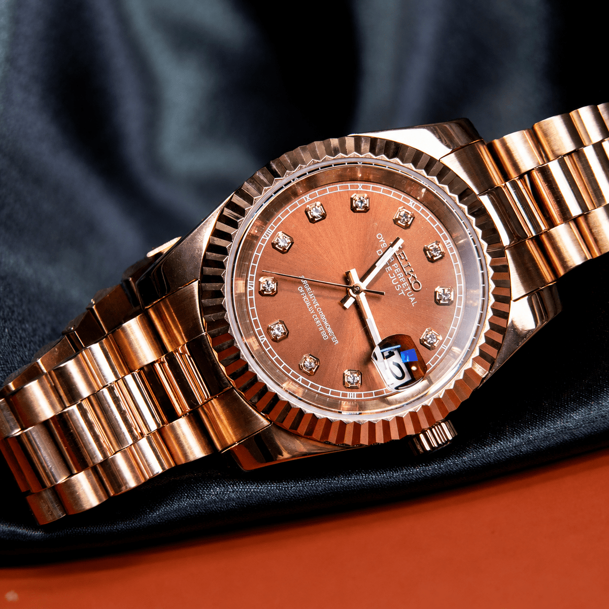 Seiko Mod Datejust RG Gem - Watches By Cody