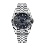 Seiko Mod Datejust "Rhodium" - Watches By Cody