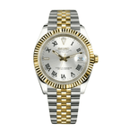 Seiko Mod Datejust Two - Tone Wimbledon - Watches By Cody