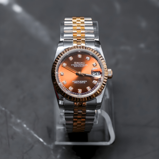 Seiko Mod Datejust Twotone Gem - Watches By Cody