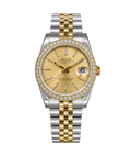 Seiko Mod Datejust Twotone Gem Gold - Watches By Cody