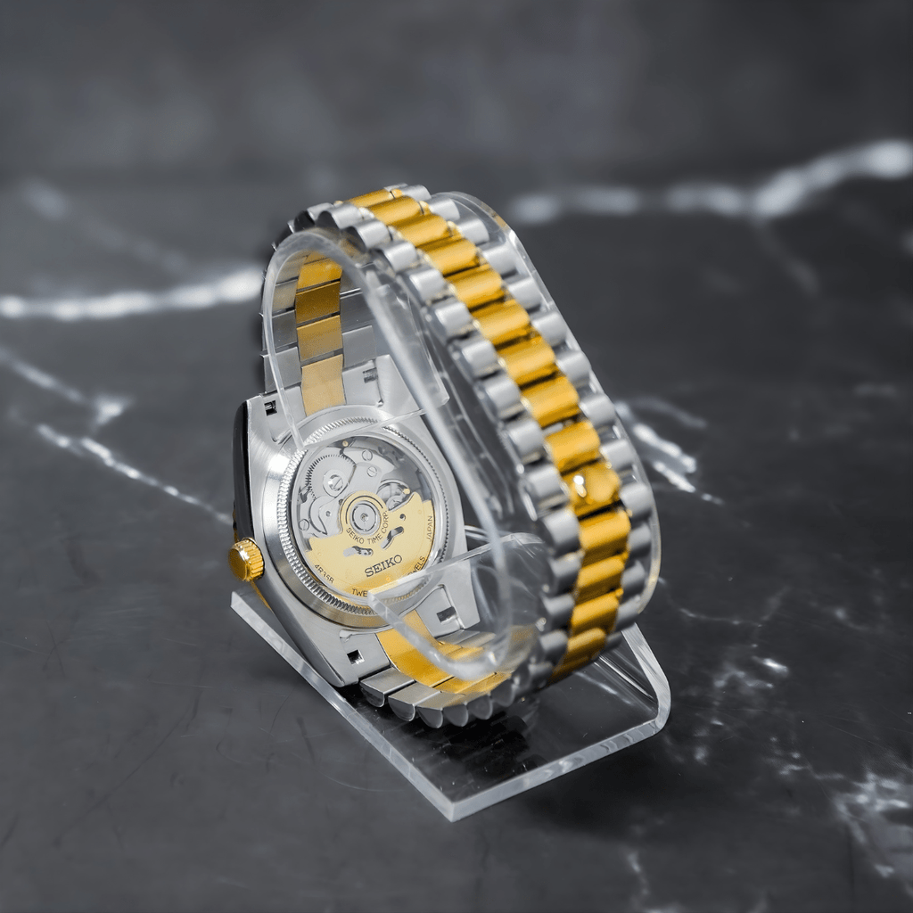 Seiko Mod Datejust Twotone Gold Gem - Watches By Cody