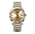 Seiko Mod Datejust Twotone Gold Gem - Watches By Cody