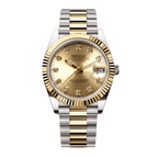 Seiko Mod Datejust Twotone Gold Gem - Watches By Cody